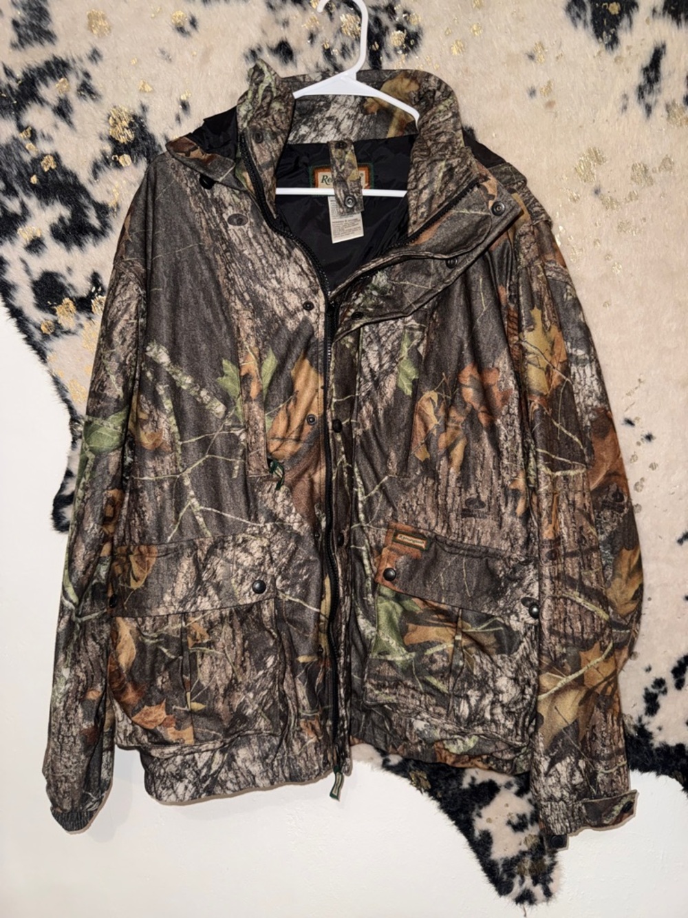 Remington Realtree Camo Raincoat Jacket - Brown/Green